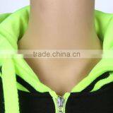 NY Printed Applique Zip Hood Fleece Hoodies Sweatshirts thumbnail-3