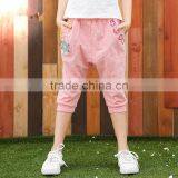 S60709B 2017 2017 Kids Cropped Trousers Costumes Girls National Wind of Embroidery Pants thumbnail-2