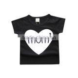 S17509A New Children Kids Girl T Shirt Heart Short Sleeve T Shirt thumbnail-2