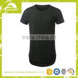 Custom High Quality Hip Hop Light Weight Oversized Longline Blank Couple T-shirt thumbnail-4