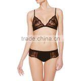 Runwaylover 5496 Hot Sale Mesh Sexy Embroider Bra Set thumbnail-2