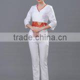 Custom Fashion Slim Fit Latest Design Spa Shop Staff Workwears Uniforms for Women thumbnail-5