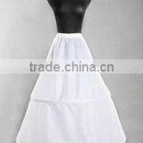 Walson Instyles Wholesale New 2 Hoop White Petticoat Crinoline Underskirt for Bridal Wedding Dress Gown thumbnail-1
