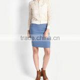 High Quality Zip up White Lace Hoodie for Women Wholesale thumbnail-2