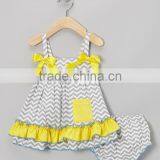 New Style Baby Girl Clothing Set Including Top And Diaper Cover Cute Infant Suit Fancy Toddler Wear CS90425-12