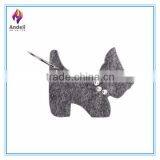 Delicate Gift Felt Dog Cartoon Keychain Bag Pendant Key Ring thumbnail-4