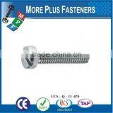 Made in Taiwan Machine Screw Metric DIN 84 Slotted Cheese Head Stainless A2 A4 thumbnail-6