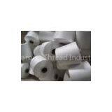100% Polyester Ring Spun Thread , Raw White Yarn For Jacket
