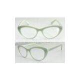 Stylish White Hand Made Acetate Womens Eyeglass Frames With Demo Lens thumbnail-1