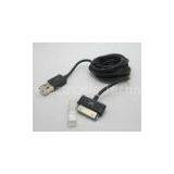 USB A Type To Ipod 30Pin Connector 2.0M Black High Speed Cable for IPhone 4S/4/3G/3GS/iPod