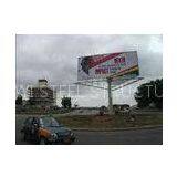 Roadside Steel Structure Outdoor Billboard / Street Mobile Advertising Billboard