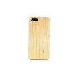 Dust-proof Hard Cover Wooden Cell Phone Case , Customize IPhone Back Covers