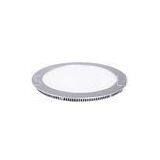 750lm 6000K 10 Watt LED Flat Panel Round Ceiling down light For Display Case