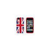 Personalized Silicone Cell Phone Cases For iPhone 5 / 5S , United Kingdom Flag