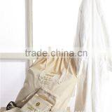 Manufactural Hot Sell Cotton Canvas Drawstring Laundry Bag for Hotel