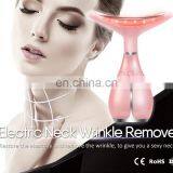 Neck Skin Tightening Device Remove Wrinkle With LED Light and Magnetic heat Therapy Vibration Massager