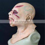 Halloween Mask Green Latex Terror Performing Party Devil Skeleton Mask thumbnail-4