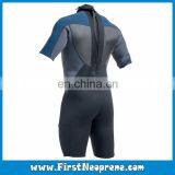 High Quality 2/3MM Premium Neoprene CR Men Short Sleeve Diving Shorty Wetsuit thumbnail-4