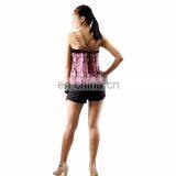 NAPAT 100% Cotton Casual Colorful Tank Woman Summer Beach Shirt For Wholesale thumbnail-3