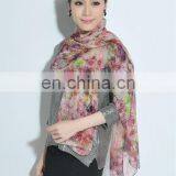 Popular Summer Fashion Chiffon Scarf With Digital Printed