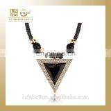 Triangular Shaped Black Necklaces