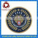 Washable Non Fading High Denisty OEM Clothing Woven Badge thumbnail-1