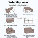 Beautiful Weaving Sofa Cover Sofa Cover Stretch L Shape Sofa Cover thumbnail-7
