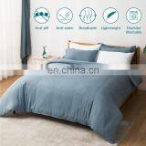 Amazon Hot Sale Super Luxury Soft 4 Piece King Size Microfiber Washed Cotton Factory Stock Duvet Cover Bedding Set thumbnail-4