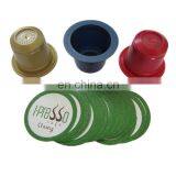 100% PLA biodegradable nespresso capsule cups with lids