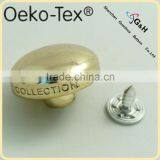 Half Ball Shank Buttons Imitation Gold