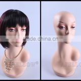 Dispaly Jewelry/ hat /scarf/wig mannequin head Plastic ,Female Realistic head manikin,Cheaper Head Mannequin, H1016