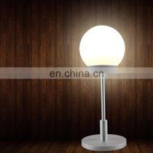 Customizable White Ball Led Table Lamp Cordless Wireless Rechargeable Table Light With Usb