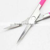 Nose Scissors Beauty Scissors for Manicure Set Colorful Handle