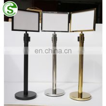 Popular Subway Guidance Retractable Queue Line Stand Barrier Crowd Control Stanchion