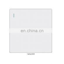 10A/16A Electrical Wall Socket Panel European Standard British Standard 1 Switch White Flame Retardant PC Panel Plug Socket