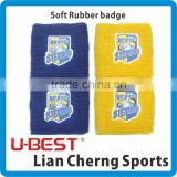 Soft Rubber Badge logo wristband