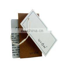 Wholesale Custom Design Printing Name Logo Paper Card Recycled Garment Hangtag Labels Embossed Hang Tag thumbnail-3