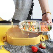 Hot Sale Wholesale Warmer Custom Logo Stainless Steel 3 Layer Bento Lunch Box Kids School thumbnail-2