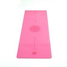 Thick Pu Rubber Yoga Mat With Alignment Line For Women thumbnail-2