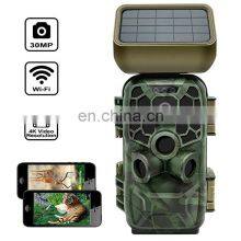2021 Hot New 4K WIFI Hunting Camera APP Control Real Time Animal Monitor With Solar Panel thumbnail-4