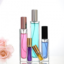 Hot sale high quality transparent glass perfume bottles spray bottles