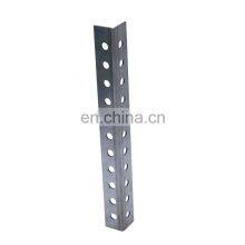 Cheap price powder coated punched angle steel bars