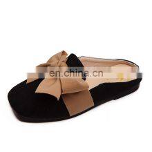 New Kids Slippers Girls Princess Spring Summer Casual Sandal Cute Bow Decorative Soft Leather Rubber Sole Baby Princess Shoes thumbnail-5