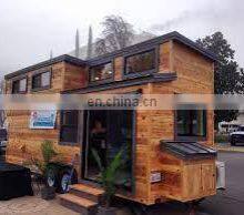 20ft Tiny House On Wheel Modern Prefab Caravan Small Prefabricated Wooden Home Trailer House Rent thumbnail-4
