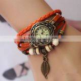 .com Watches Ladies Fashion Watch Leather Bangle thumbnail-5