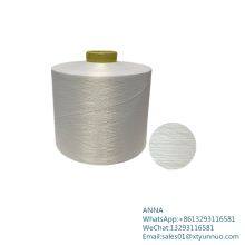 Dty 150/48 Optical White Bleach White 100% Polyester Filament Yarn for Knitting thumbnail-3