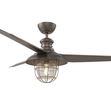 Customized new fan light 52 inch ETL variable frequency living room ceiling fan light retro industrial fan ceiling light