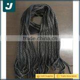 Latest Arrival Fine Quality Beautiful Soft Big Charming Black Scarf thumbnail-1