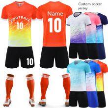 Wholesale Custom Survetement Football Kits Men Kids Soccer Jerseys Set Boys Women Football Training Uniforms Black Long Sleeve Futsal thumbnail-2