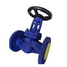 DIN Industrial GG25 GGG40 Pn16 Globe Valve Bellows Seal Globe Valve RF Flange SS Seat Globe Gate Valve thumbnail-3